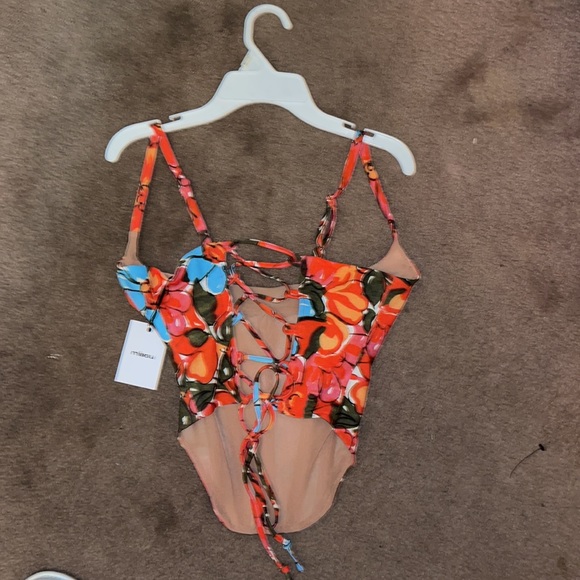 NWT Miaou V Corset in Parisian Flower Rouge - Picture 7 of 7